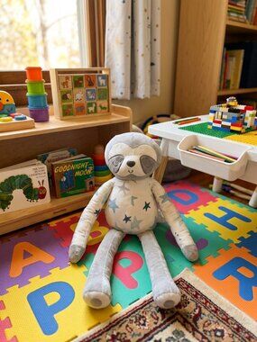 Mastermind Baby Toys Sloth Plush Stuffed Animal 12" Good Used